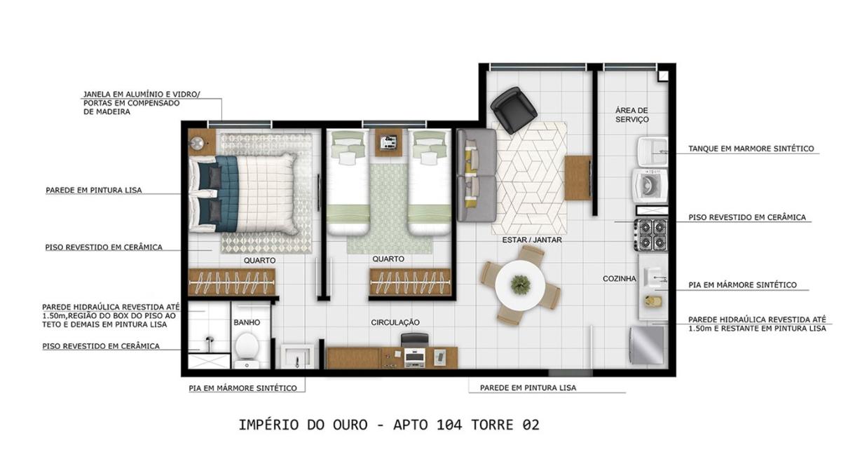 Apartamento à venda com 2 quartos, 47m² - Foto 28