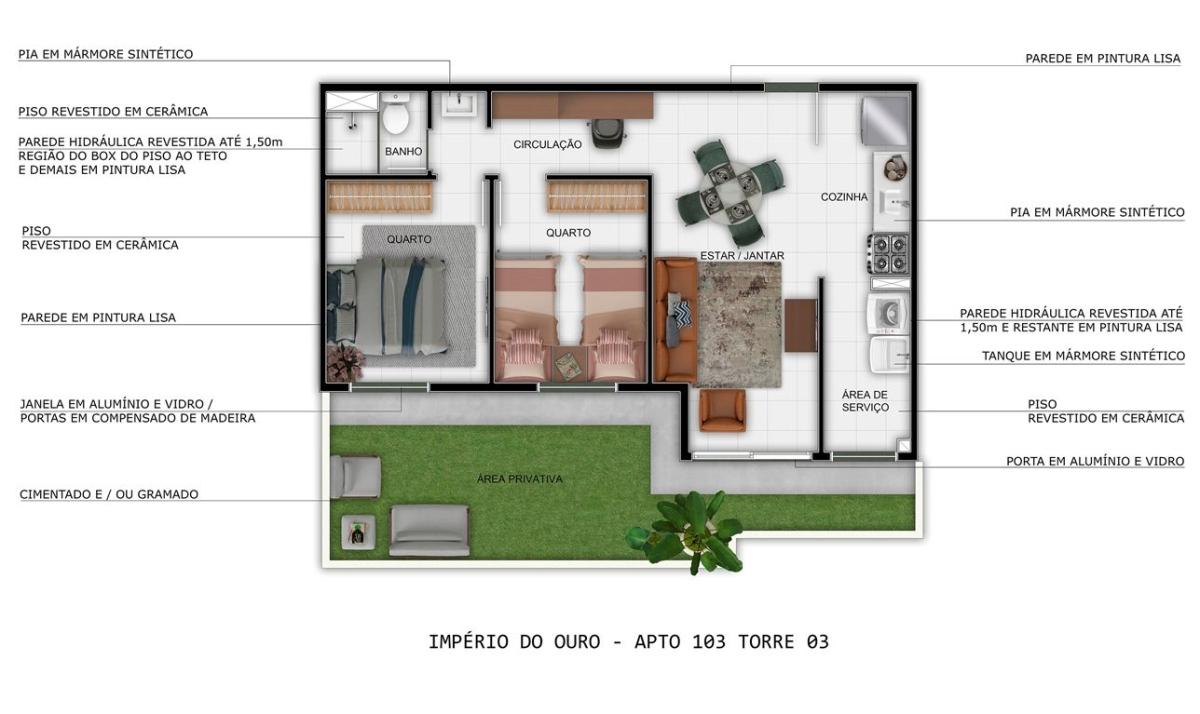 Apartamento à venda com 2 quartos, 47m² - Foto 32