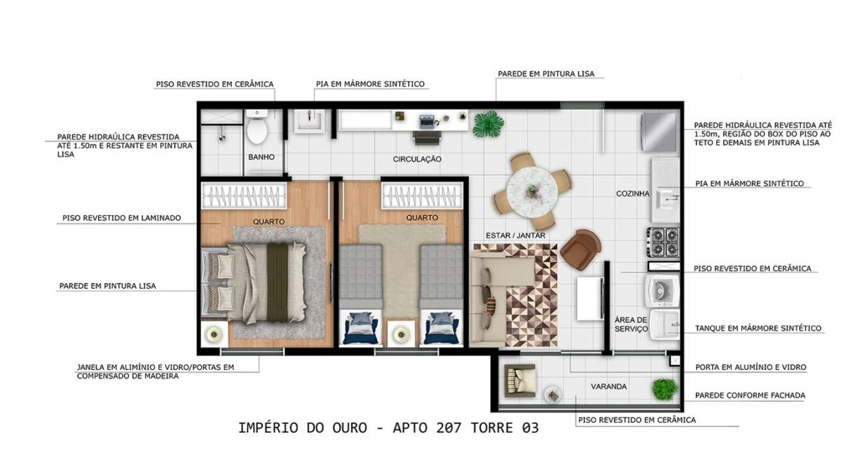 Apartamento à venda com 2 quartos, 47m² - Foto 33