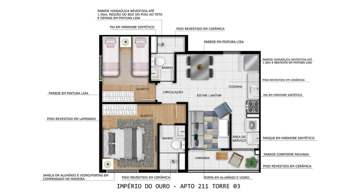 Apartamento à venda com 2 quartos, 47m² - Foto 34