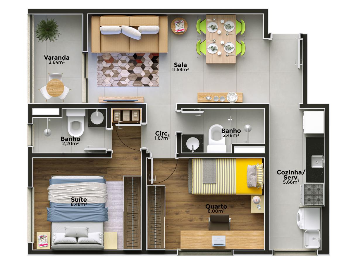 Cobertura à venda com 2 quartos, 145m² - Foto 23