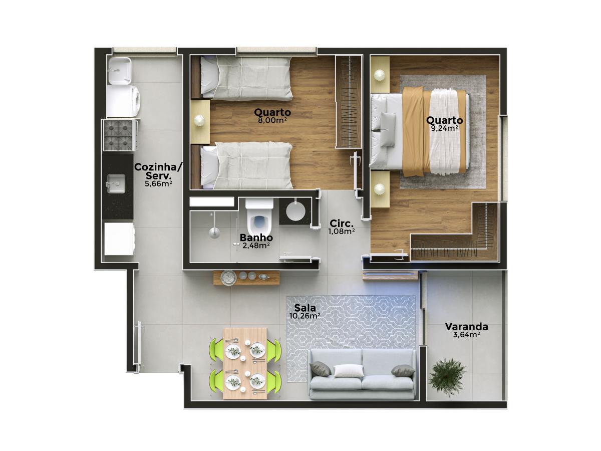 Cobertura à venda com 2 quartos, 145m² - Foto 27