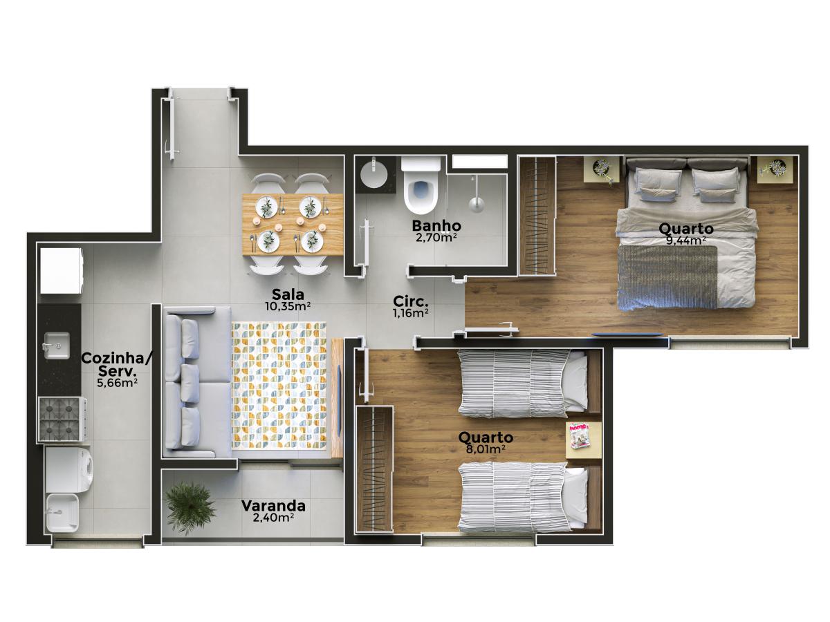 Cobertura à venda com 2 quartos, 145m² - Foto 29